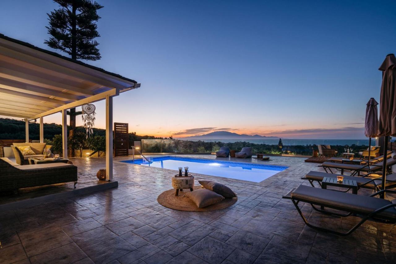 Villa Venia - Cozy Escape With Scenic Sew View, By Zantewize Tragaki Exteriér fotografie
