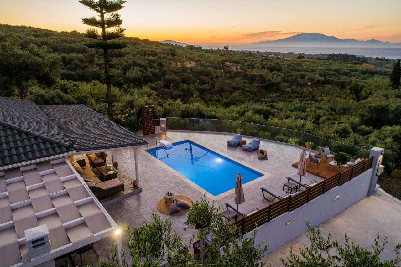 Villa Venia - Cozy Escape With Scenic Sew View, By Zantewize Tragaki Exteriér fotografie